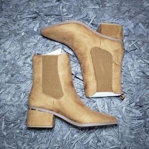 Express Faux Suede Short Pull-on Boot